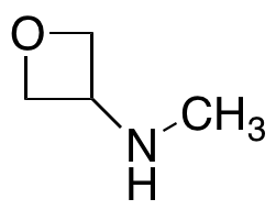 3-(Methylamino)oxetane 化学構造