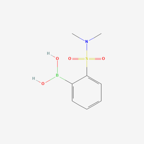 N,N-Dimethyl 2-boronobenzenesulfonamide Chemische Struktur