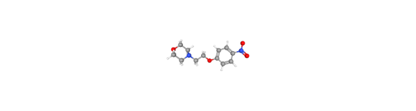 4-(2-(4-Nitrophenoxy)ethyl)morpholine 化学構造