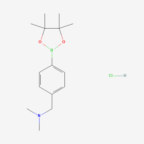 4-((N,N-Dimethylamino)methyl)phenylboronic acid pinacol ester Chemical Structure