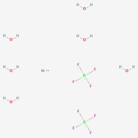 Nickel tetrafluoroborate hexahydrate Chemical Structure