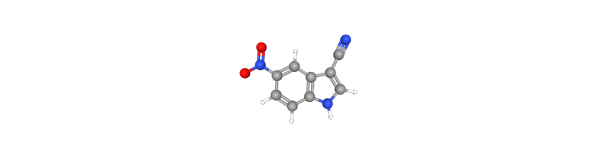 5-Nitro-1H-indole-3-carbonitrile Chemische Struktur