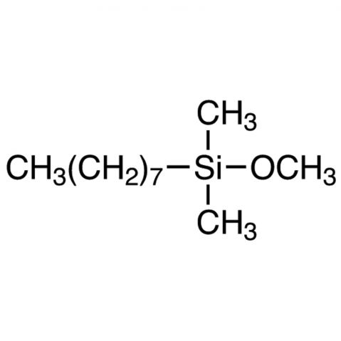 n-Octyl Dimethyl Methoxysilane Chemische Struktur