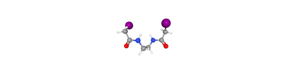 N,N'-Ethylenebis(iodoacetamide) Chemische Struktur