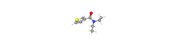 N,N-diethylthiophene-3-carboxylamide 化学構造