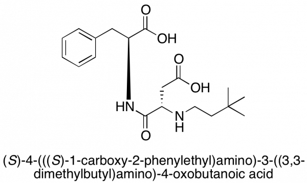 N-(3,3-Dimethylbutyl)-L-α-aspartyl-L-phenylalanine Chemical Structure