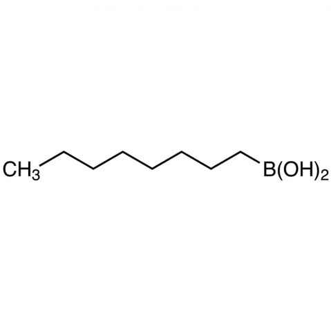 n-Octylboronic Acid (contains varying amounts of Anhydride) Chemische Struktur