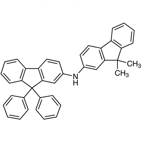 N-(9,9-Dimethyl-9H-fluoren-2-yl)-9,9-diphenyl-9H-fluoren-2-amine التركيب الكيميائي