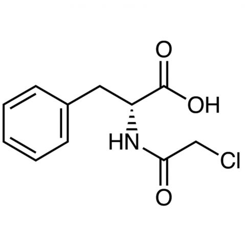 N-Chloroacetyl-D-phenylalanine Chemische Struktur