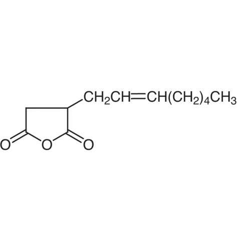 2-Octenylsuccinic Anhydride (cis- and trans- mixture) 化学構造