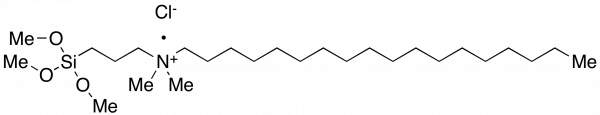 Octadecyldimethyltrimethoxysilylpropylammoniumchlorideinme solution Chemical Structure