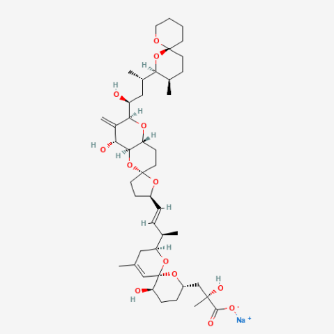 Okadaic acid sodium salt التركيب الكيميائي