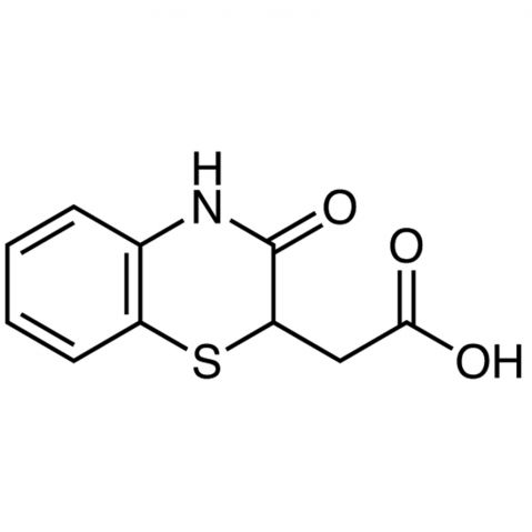 3-Oxo-3,4-dihydro-2H-1,4-benzothiazine-2-acetic Acid Chemical Structure