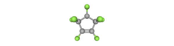 Octafluorocyclopentene Chemical Structure