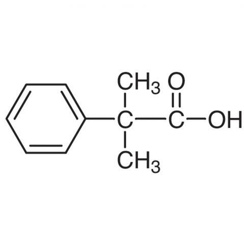 2-Phenylisobutyric Acid 化学構造