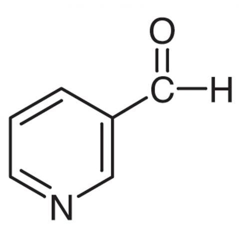 3-Pyridinecarboxaldehyde 化学構造