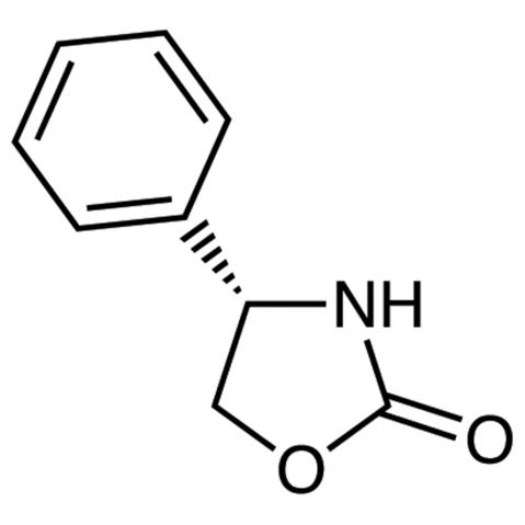 (S)-(+)-4-Phenyl-2-oxazolidinone Chemische Struktur