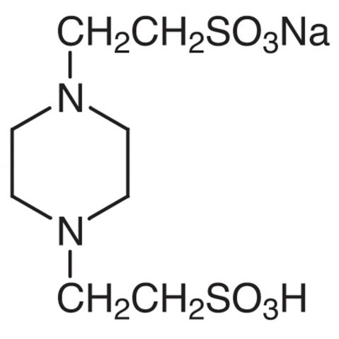 PIPES Monosodium salt Chemical Structure