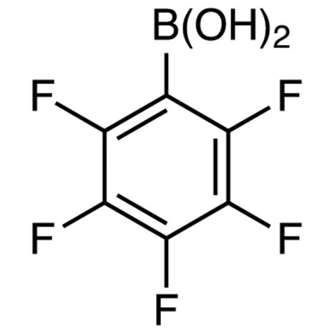 Pentafluorophenylboronic acid (contains varying amounts of Anhydride) Chemical Structure