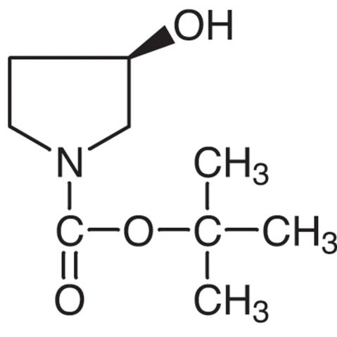 R)-(-)-N-Boc-3-pyrrolidinol Chemical Structure