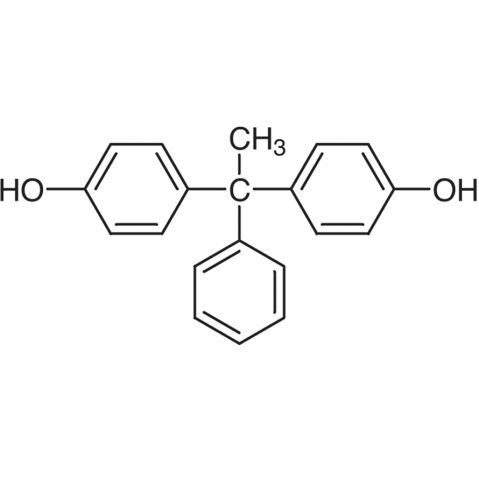 4,4′-(1-Phenylethylidene)bisphenol Chemical Structure