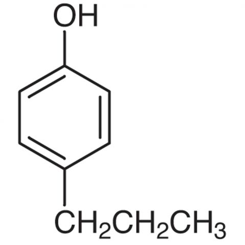 4-Propylphenol التركيب الكيميائي