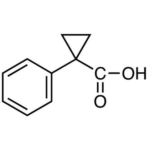 1-Phenyl-1-cyclopropanecarboxylic acid 化学構造