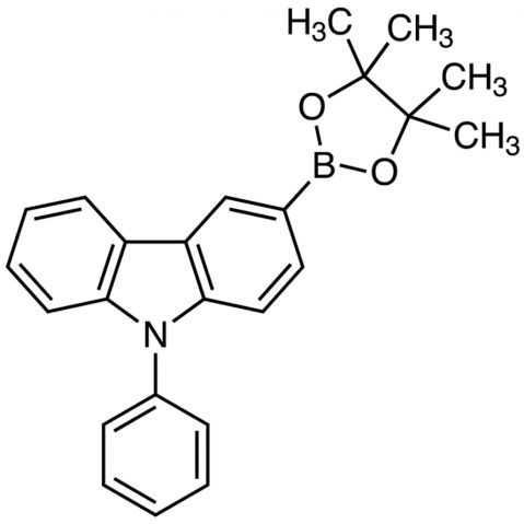 9-Phenyl-3-(4,4,5,5-tetramethyl-1,3,2-dioxaborolan-2-yl)carbazole Chemical Structure