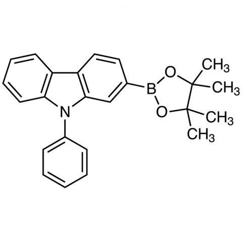 9-Phenyl-2-(4,4,5,5-tetramethyl-1,3,2-dioxaborolan-2-yl)carbazole Chemical Structure