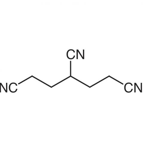 1,3,5-Pentanetricarbonitrile Chemische Struktur