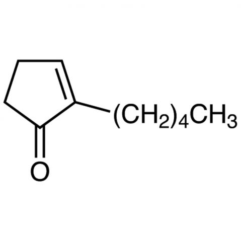 2-Pentyl-2-cyclopenten-1-one 化学構造