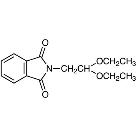 2-Phthalimidoacetaldehyde Diethyl Acetal Chemical Structure