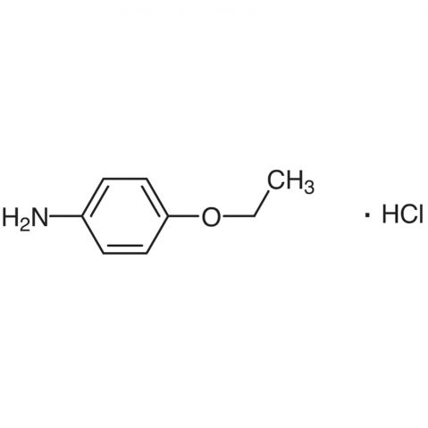 p-Phenetidine Hydrochloride Chemische Struktur