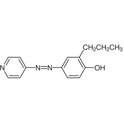 2-Propyl-4-(4-pyridylazo)phenol التركيب الكيميائي