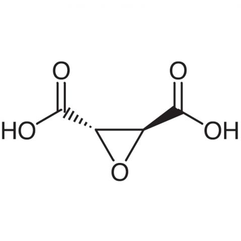 (±)-trans-Epoxysuccinic Acid Chemische Struktur