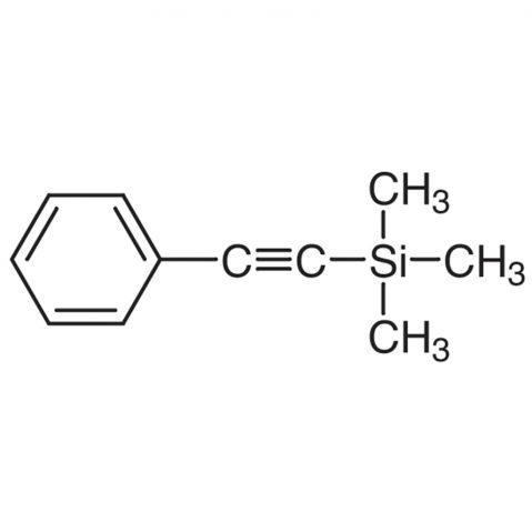 1-Phenyl-2-(trimethylsilyl)acetylene Chemische Struktur