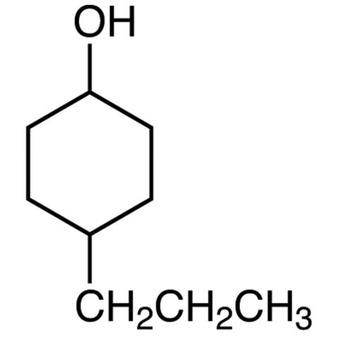 4-Propylcyclohexanol (cis- and trans- mixture) Chemische Struktur