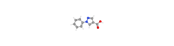 1-Phenyl-1H-pyrazole-4-carboxylic acid 化学構造