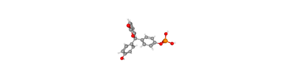 Phenolphthalein monophosphate bis(cyclohexylammonium) salt 化学構造