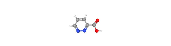 Pyridazine-3-carboxylic acid 化学構造