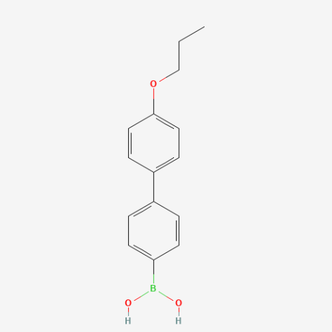 4'-n-Propoxybiphenyl-4-boronic acid (contains varying amounts of Anhydride) Chemical Structure