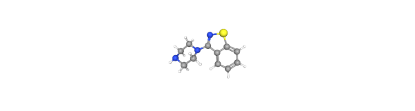 3-Piperazinobenzisothiazole Hydrochloride 化学構造