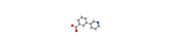 3-Pyridin-3-yl-benzoic acid التركيب الكيميائي