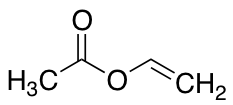 Poly(vinyl acetate) التركيب الكيميائي