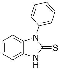 1-Phenyl-1H-benzoimidazole-2-thiol التركيب الكيميائي