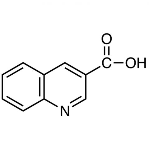 3-Quinolinecarboxylic acid Chemical Structure