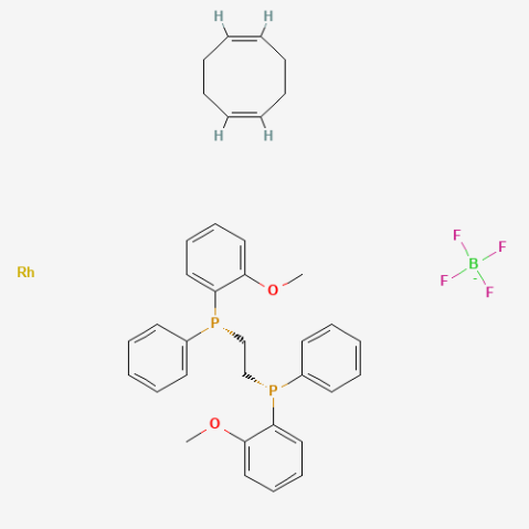 (R,R)-(-)-1,2-Ethanediylbis[(2-methoxyphenyl)phenylphosphine 化学構造