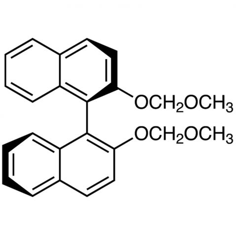 (R)-2，2’-Bis(methoxymethoxy)-1，1’-binaphthyl 化学構造