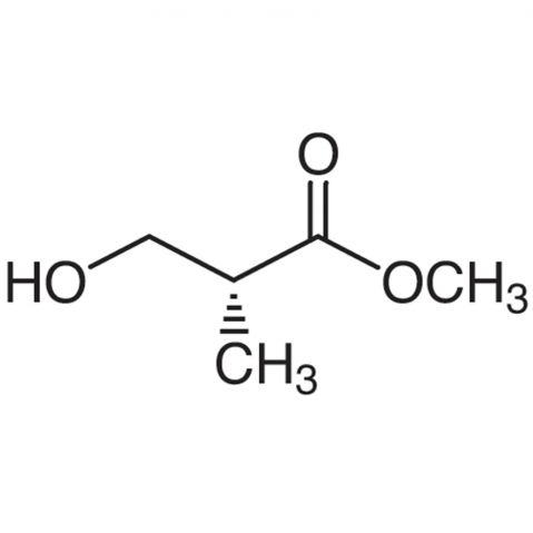 (R)-3-Hydroxyisobutyric Acid Methyl Ester Chemical Structure