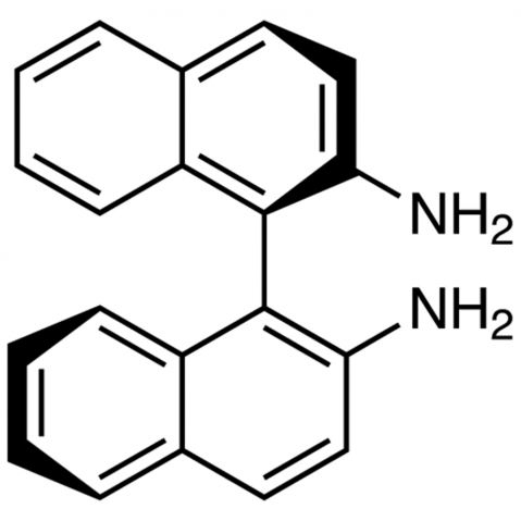 (R)-(+)-1,1′-Binaphthyl-2,2′-diamine Chemische Struktur